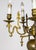 19th Century 19th Century Dutch 5-Light Brass Chandelier With Flame Detailing For Sale - Image 5 of 9