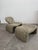 An iconic piece of Space Age design: This extraordinary "Djinn" Lounge Chair & Ottoman Set was originally designed in 1965...