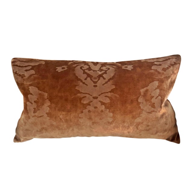 This lumbar pillow made from beautiful Italian Velour velvet has a very soft, suede like touch, with a lovely sheen that...