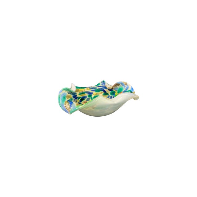 Mid-Century Modern Art Glass Murano Bowl For Sale - Image 3 of 8
