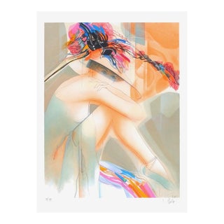 1990 Jean-Baptiste Valadié Marilyne Signed Lithograph For Sale