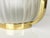 Vintage italian sconce made from brass and molded/sandblasted glass shade. Lamp features 2 ceramic bulb holders (E27...