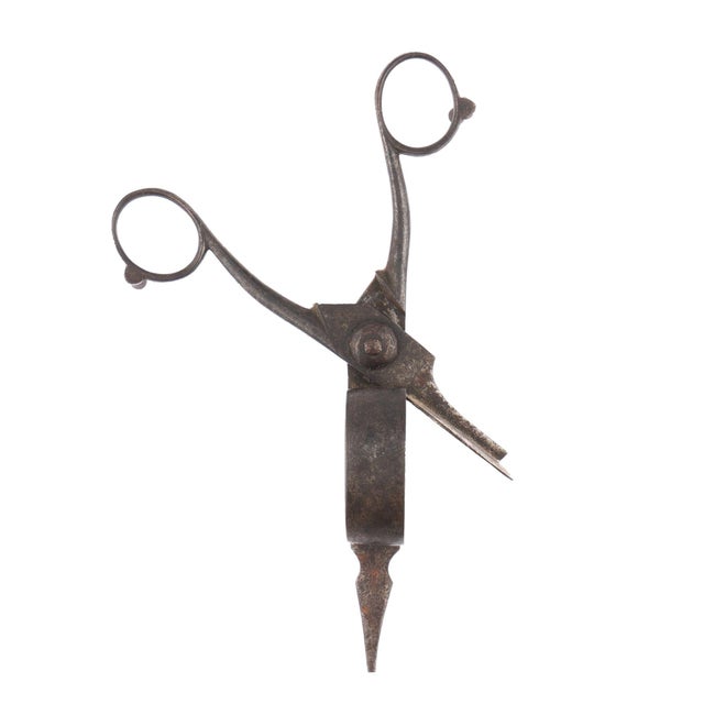 English Steel Wick Trimmer, 1800 For Sale - Image 4 of 6