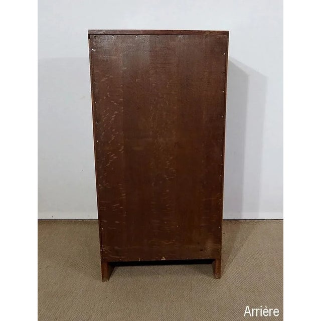 Small Massive Oak Filler Cabinet, 1950s For Sale - Image 17 of 18