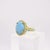 Ring with Turquoise, Sterling Silver and Zircons, 19th Century For Sale - Image 9 of 14