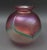 Contemporary Stuart Abelman 1984 Signed Iridescent Pulled Feather Studio Art Glass Vase For Sale - Image 3 of 9