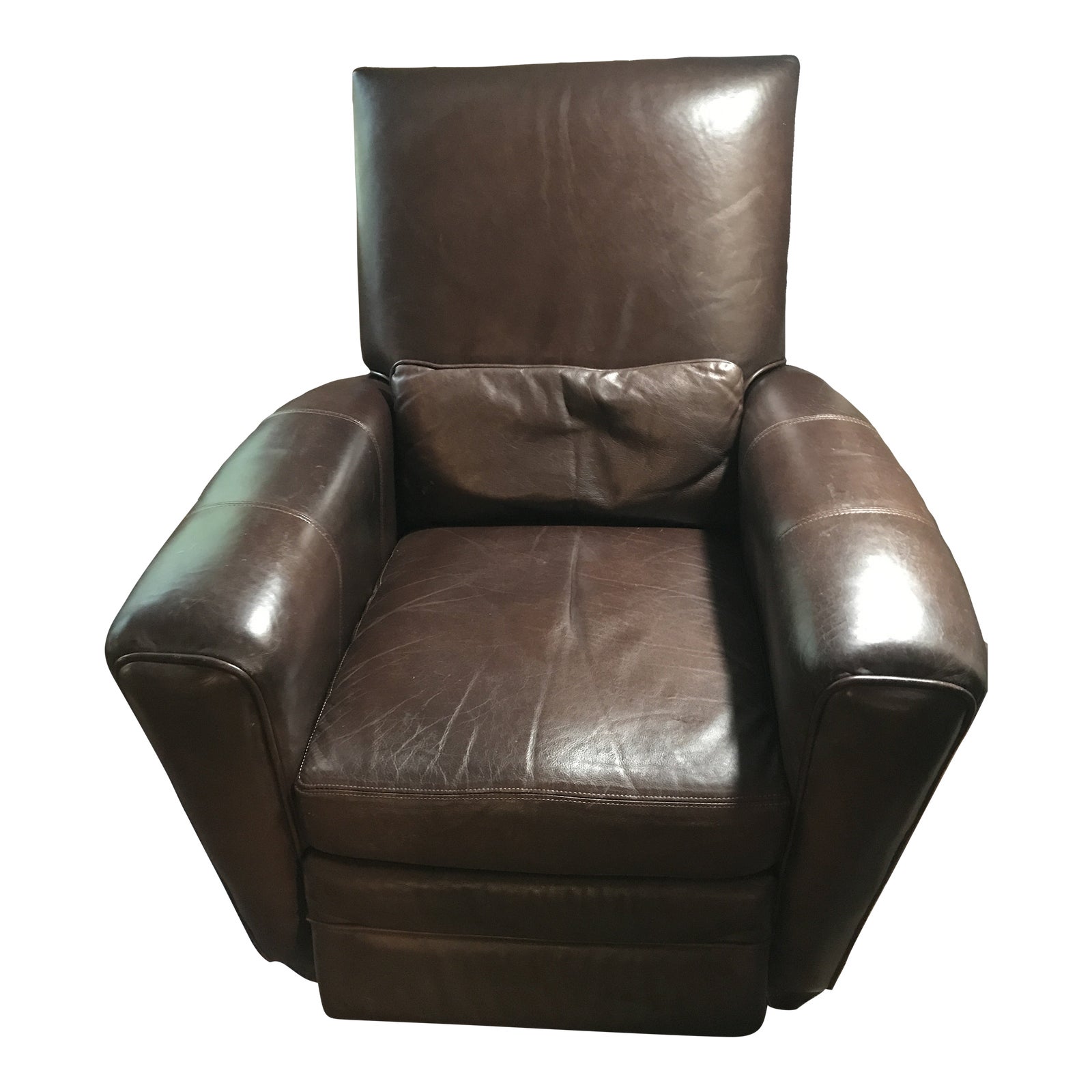2000s BarcaLounger Leather Recliner Chairish