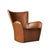 Modern Molteni & C Mandrague Modern Leather Swivel Chair For Sale - Image 3 of 3