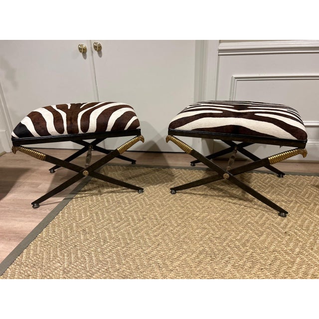 Bold and distinctive, this Excalibur Bench by Maitland Smith is a striking fusion of exotic materials and refined...