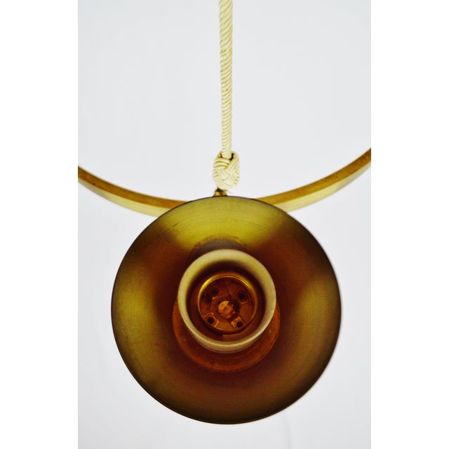 Antique Brass & Rope Chain 5 Light Chandelier Chairish