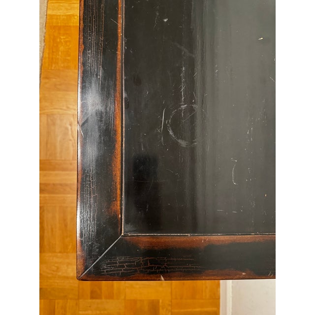 Black Ethan Allen Ming Small Media Cabinet in Aged Ember Black, 2017 For Sale - Image 8 of 18