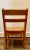 Children's Late 20th Century Child's Wood School Chair For Sale - Image 3 of 7