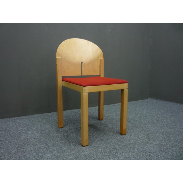 Postmodern Dining Chairs by Arno Votteler, 1980s, Set of 4 For Sale - Image 9 of 14