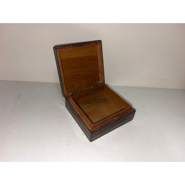 Wood Vintage Sorrento Box in Wood, 1920 For Sale - Image 7 of 8