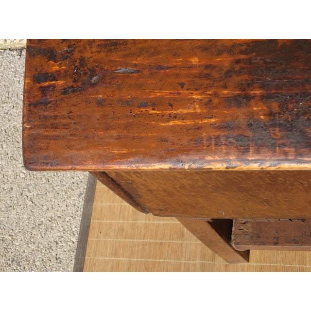 Vintage Brown Oak Dish Drainer For Sale - Image 9 of 18