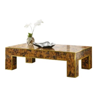 Modern History Brice Cocktail Table - Toffee Penshell For Sale
