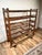 Industrial Antique Oak Shoe Factory Rolling Rack on Original Industrial Casters C. Late 19th Century For Sale - Image 3 of 15