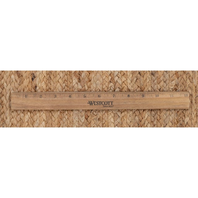 Modern Geometric Bohemian Jute Rug 3x3 Ft. For Sale - Image 10 of 13