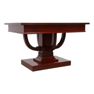 Danish Art Deco Mahogany Center Table, 1920s For Sale