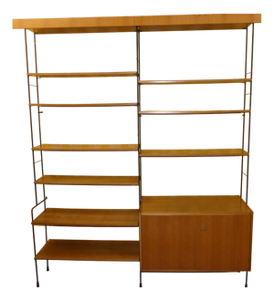 Mid-Century String Ladder Shelving System by Ernst Dieter Hilker for Omnia