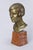 Art Deco Bronze and Marble Bust, Germany, 1920s For Sale - Image 4 of 6