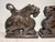 Wood Pair of Antique 1800's Carved Wood Architectural Salvage Lion Sculpture Statue For Sale - Image 7 of 13