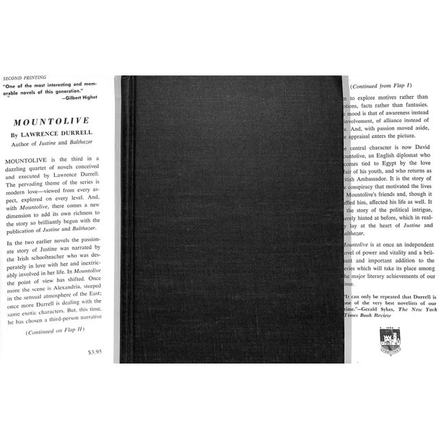 Traditional "Mountolive" 1959 Durrell, Lawrence For Sale - Image 3 of 3