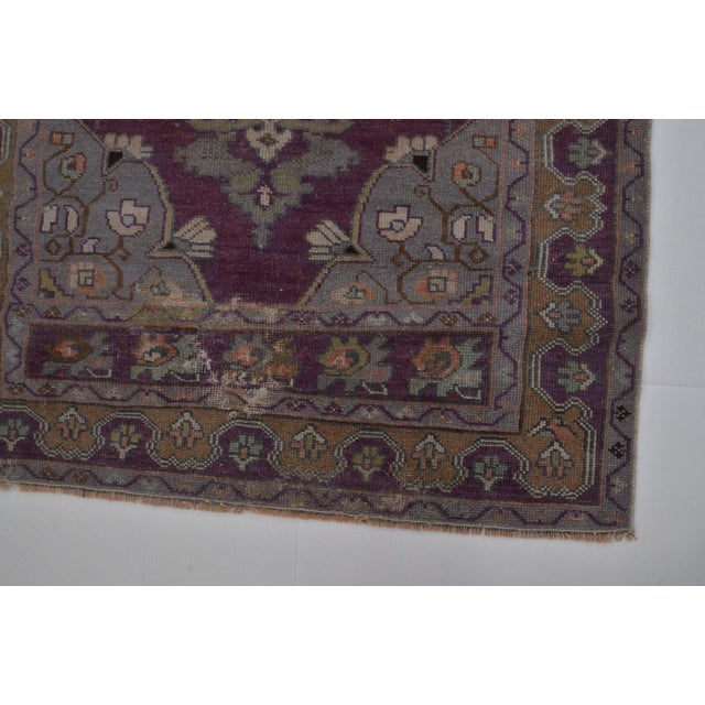 Vintage Anatolian Handknotted Rug For Sale - Image 4 of 6