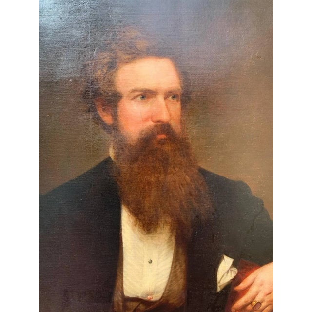 Up for sale is an amazing original antique oil painting on canvas by Famous American Artist Henry Peters Gray (1819-1877),...