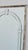 Large Art Deco Beveled Wall Mirror with Architectural Arch Design For Sale - Image 10 of 11