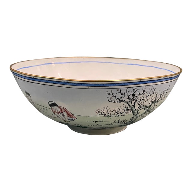 Chinese Canton Enamel Bowl For Sale