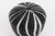 1980's Murano Salviati Optical Glass Object Sculpture, Black and White Striped, Italy For Sale In Miami - Image 6 of 9
