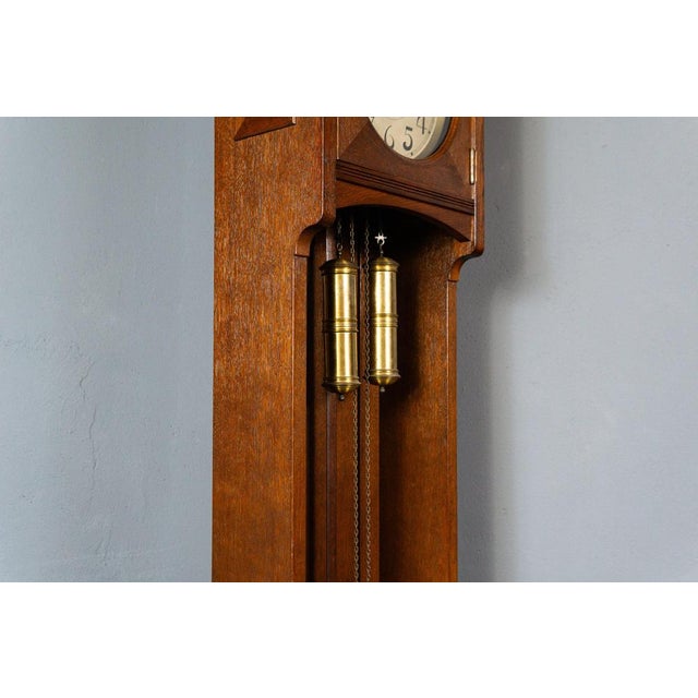 Antique Art Nouveau Standing Clock from Gustav Becker For Sale - Image 6 of 18