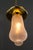Gold Art Deco Brass Pendant with Glass Shade, Vienna, 1920s For Sale - Image 8 of 18