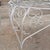 Metal 1960s Romantic Wrought Iron Garden Peacock Chairs and Settee After Salterini - Set of 3 For Sale - Image 7 of 10