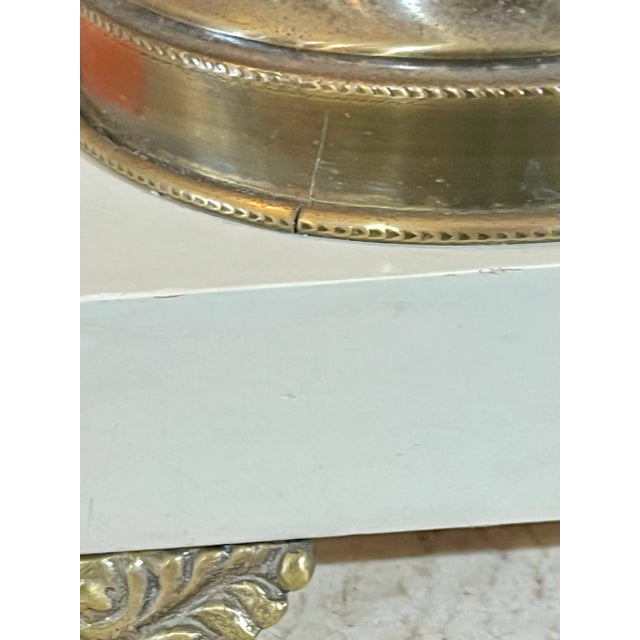 Pair Mid Century Hollywood Regency Stiffel Brass Neoclassical Style Lamps, Unmarked For Sale - Image 11 of 12