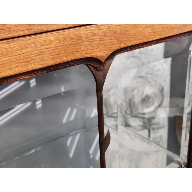 Antique Art Nouveau Display Cabinet, 1910s For Sale - Image 11 of 15