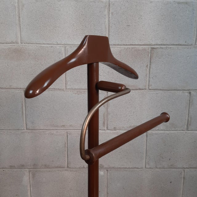 Wood Wooden Valet Stand, 1950s For Sale - Image 7 of 13