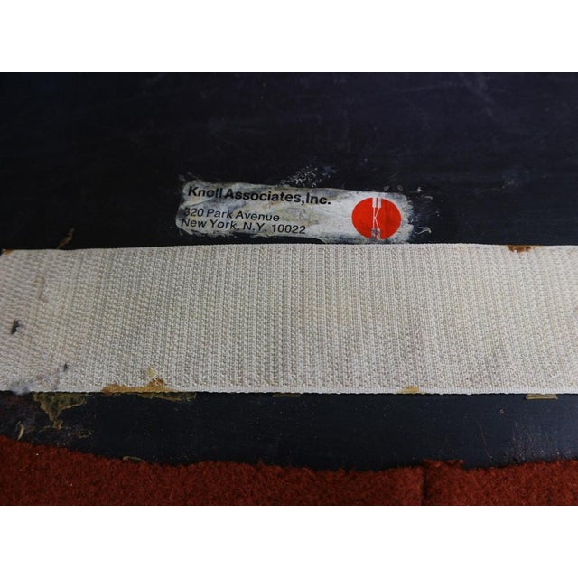 Early Bronze and Rust Red Lounge Chair by Warren Platner for Knoll, 1960s For Sale - Image 15 of 18