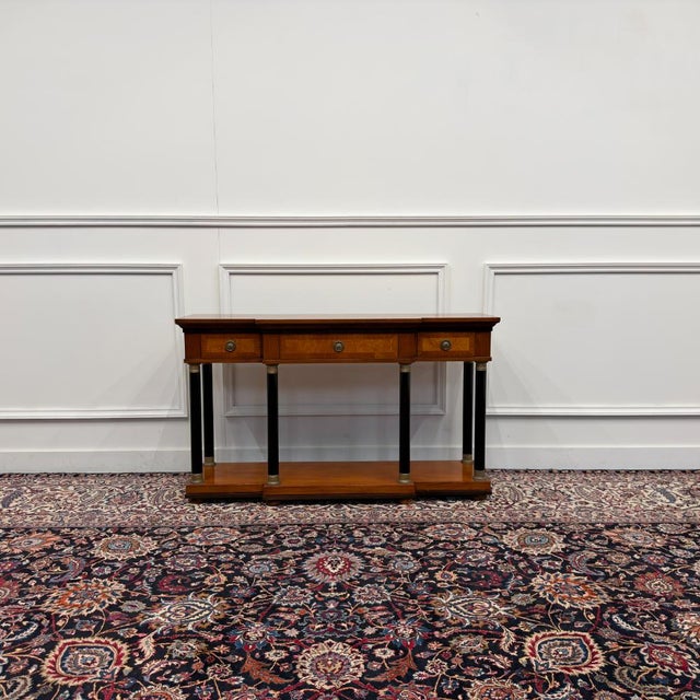 About this Classic Italian Selva Sidetable Classic and Elegant | Antique sidetables in English, Classic, and Chesterfield...