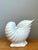 White Vintage White Nautilus Form Ceramic Vase For Sale - Image 8 of 16