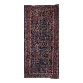 Antique Persian Bibikabad Rug Hotel Lobby Size, 11'06 X 24'00 For Sale
