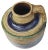 Hand-Crafted German Ceramic Floor Vase by Glatzle Fridegard for Karlsruher Majolika, 1960s For Sale