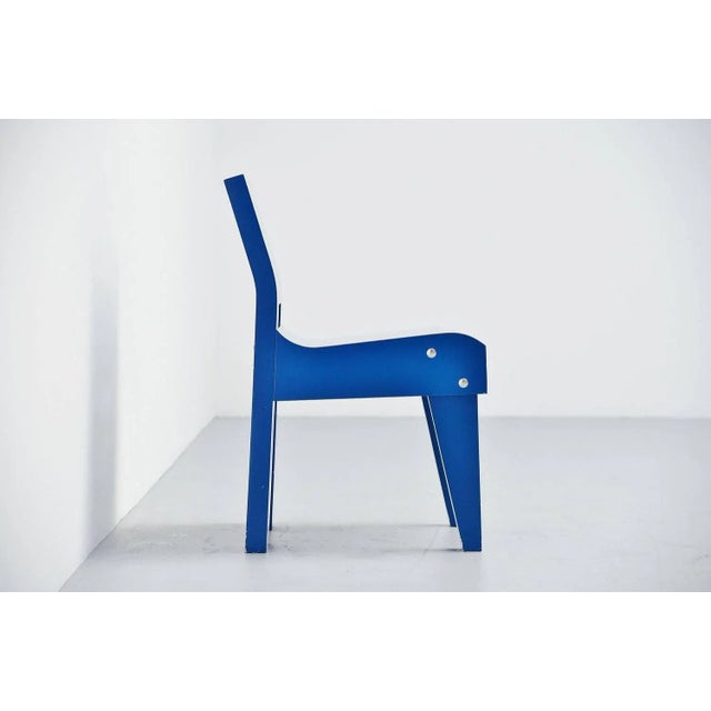 Martin Visser Modernist Chair Se20 attributed to Martin Visser for Spectrum, 1988 For Sale - Image 4 of 11