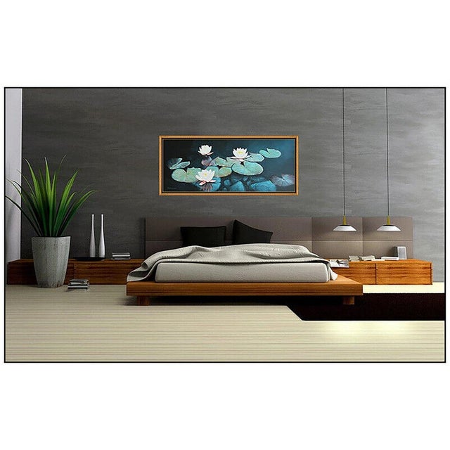 Message us to inquire about custom framing options! (Included for free with every purchase) The artwork here, "Lilies on...