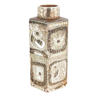 Mid Century Modern Ceramic Vase Royal Copenhagen Nils Thorsson Baca 719 Fajance For Sale