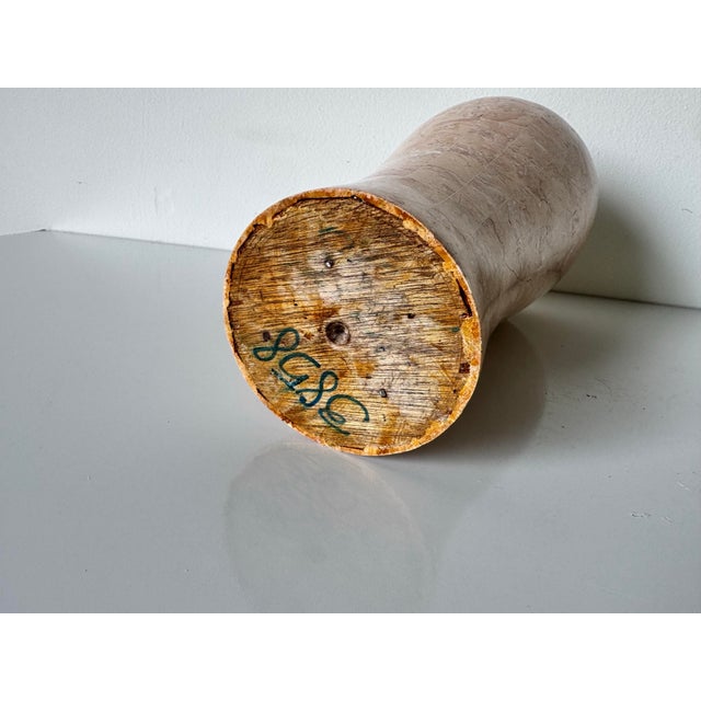 Stone 1980s Maitland Smith Style Tessellated Stone Vase For Sale - Image 7 of 7