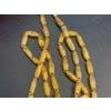 24 Karat Pure Gold Hand Made Yellow Gold Tube Chain Necklace, 4 Gm, 16 Inch For Sale - Image 9 of 18