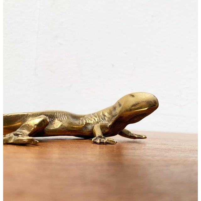 Mid-Century Brass Lizard Wall Coat Hooks, 1950s, Set of 2 For Sale - Image 16 of 18