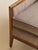 The Vintage Mid Century Walnut Lounge Chair in Textured Beige Upholstery For Sale - Image 10 of 10